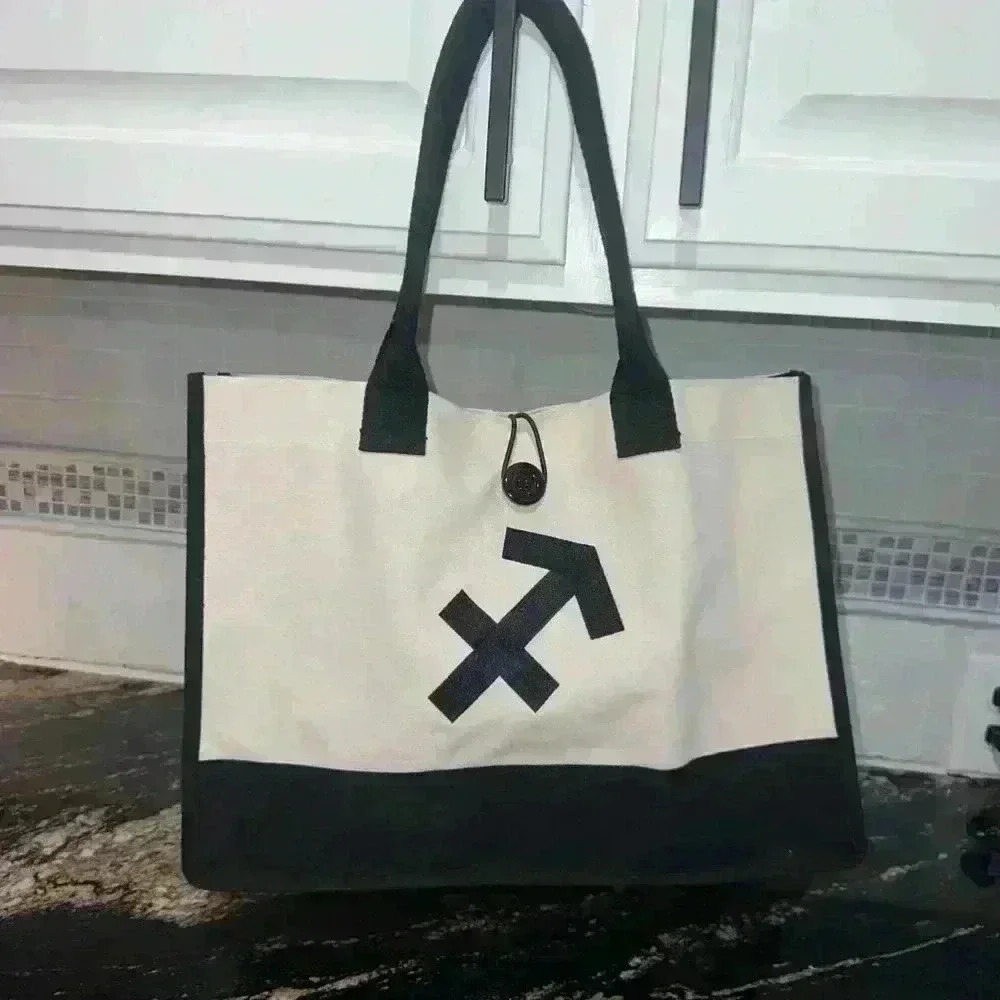 NWOT! YooFan Tote Bag/ Sagittarius/ Beige & Black - Picture 9 of 9